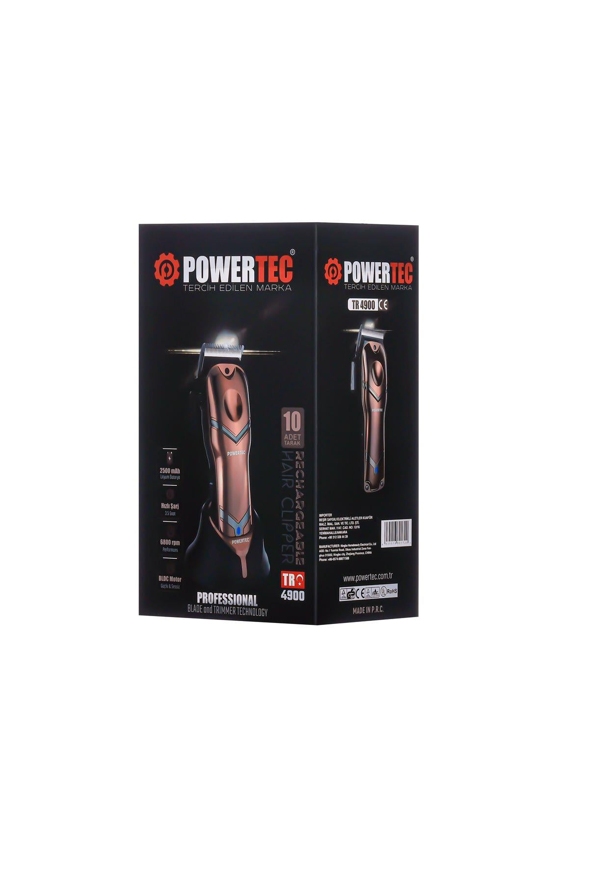 TR-4900 Profesyonel Usb Şarjlı Saç Sakal Tıraş Makinesi