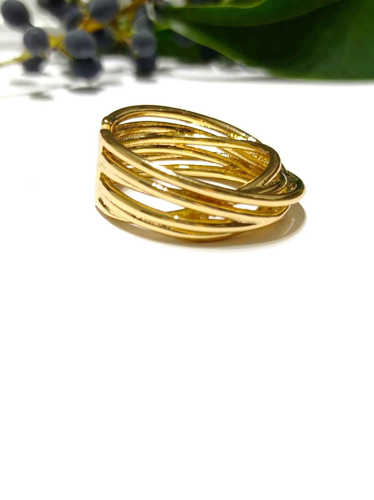 Gold Çelik Yüzük