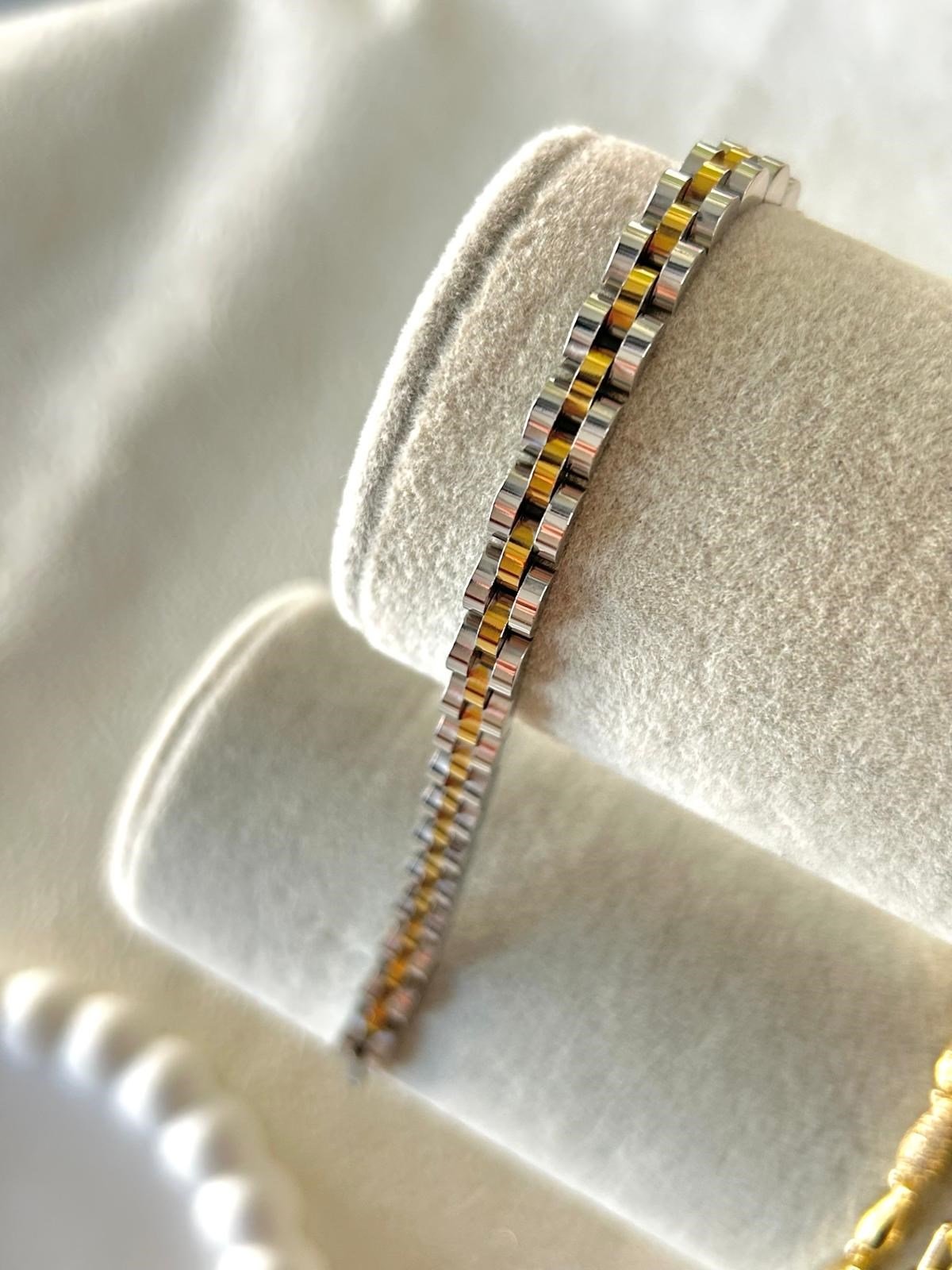 Marka Model Rlx Çelik Gold Detay Bileklik (2mm)