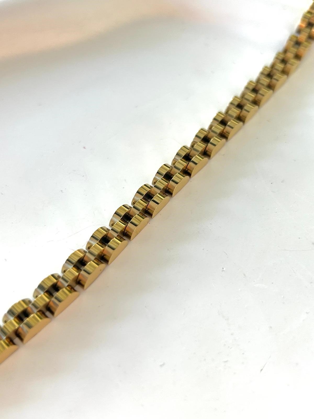 Marka Model Rlx Gold Çelik Bileklik (2mm)