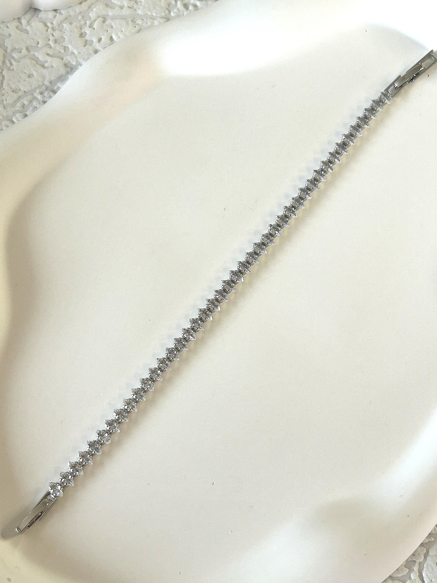 Premium Damla Model Suyolu Silver Bileklik