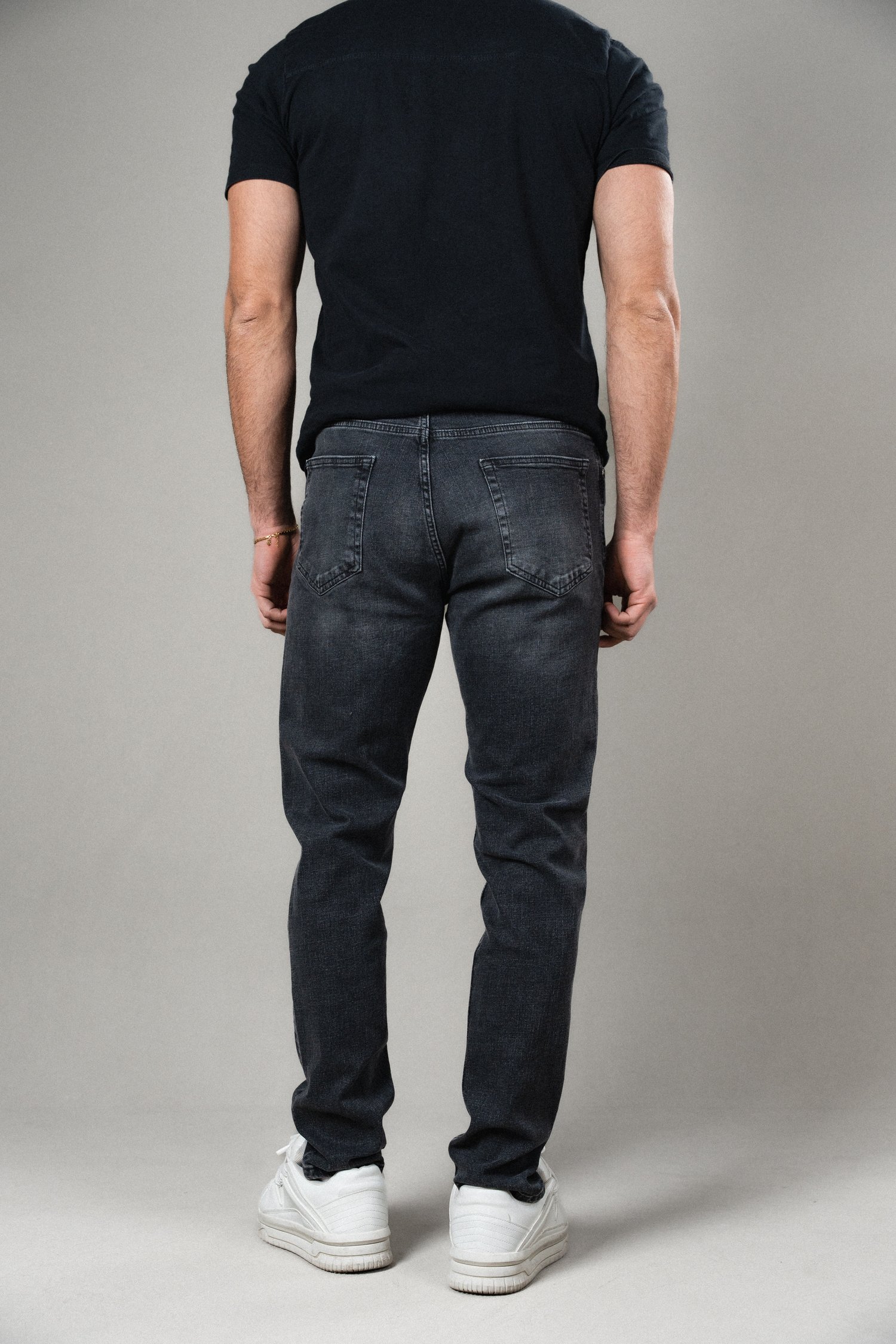 ANTRASİT YIRTIKLI REGULAR PANTOLON R8-5033-3