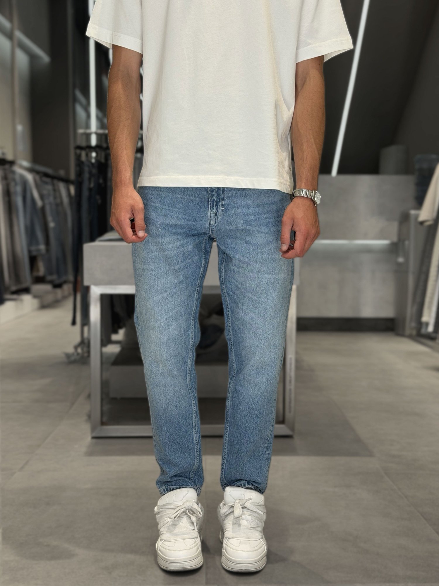 BASIC MAVI BOYFRIEND PANTOLON 5207-1