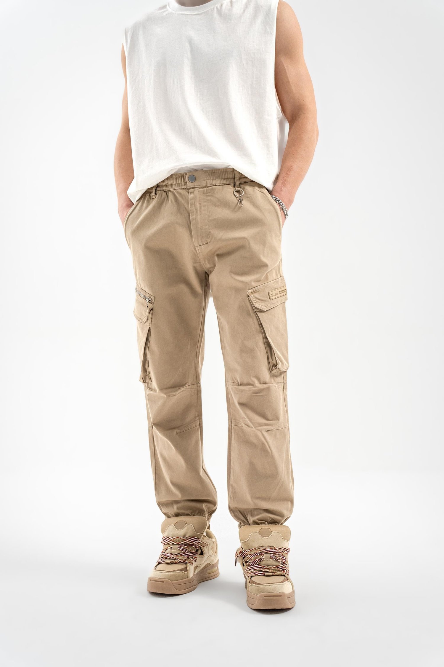 BEJ RENGİ KARGO PANTOLON