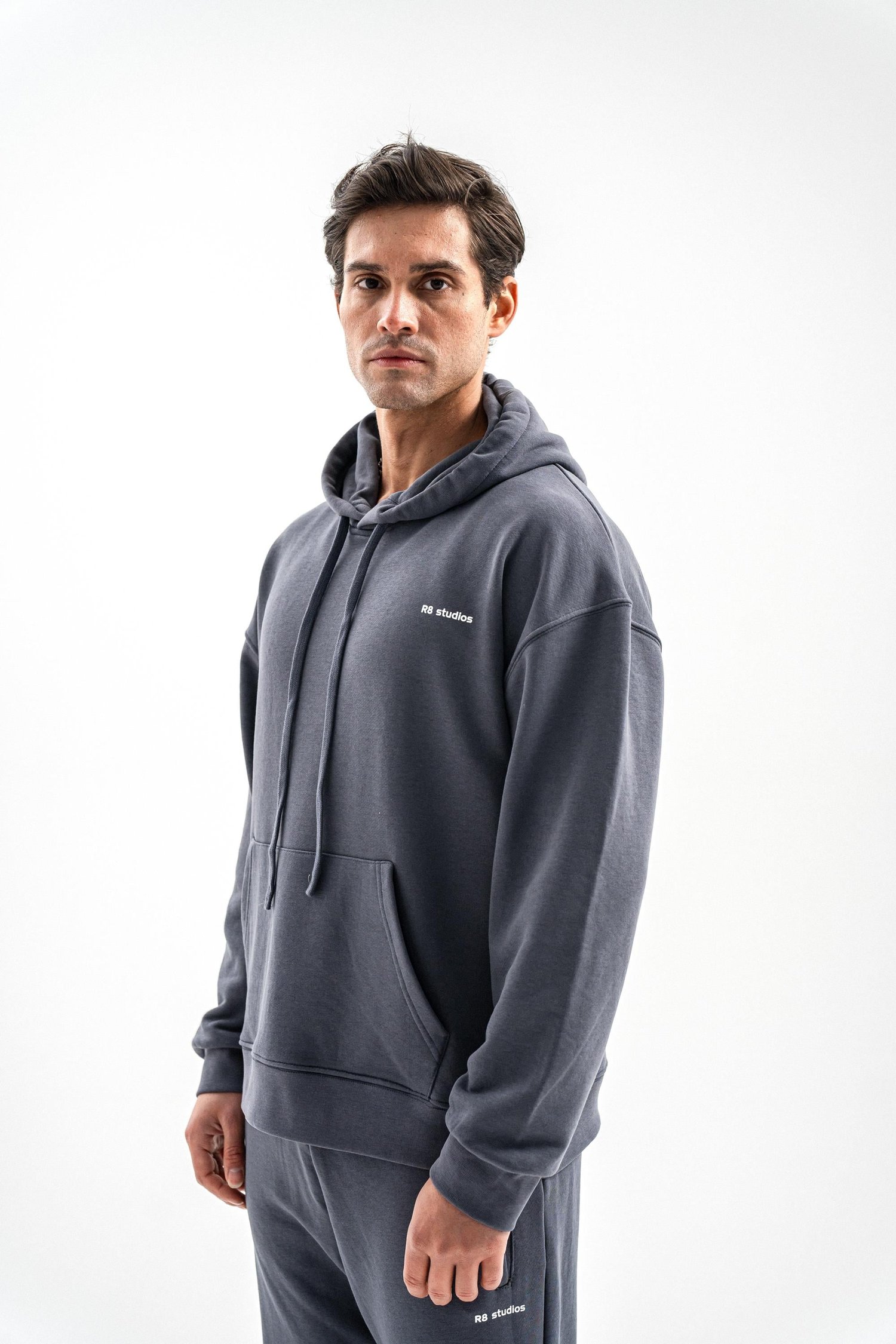 FÜME KAPÜŞONLU SWEATSHIRT