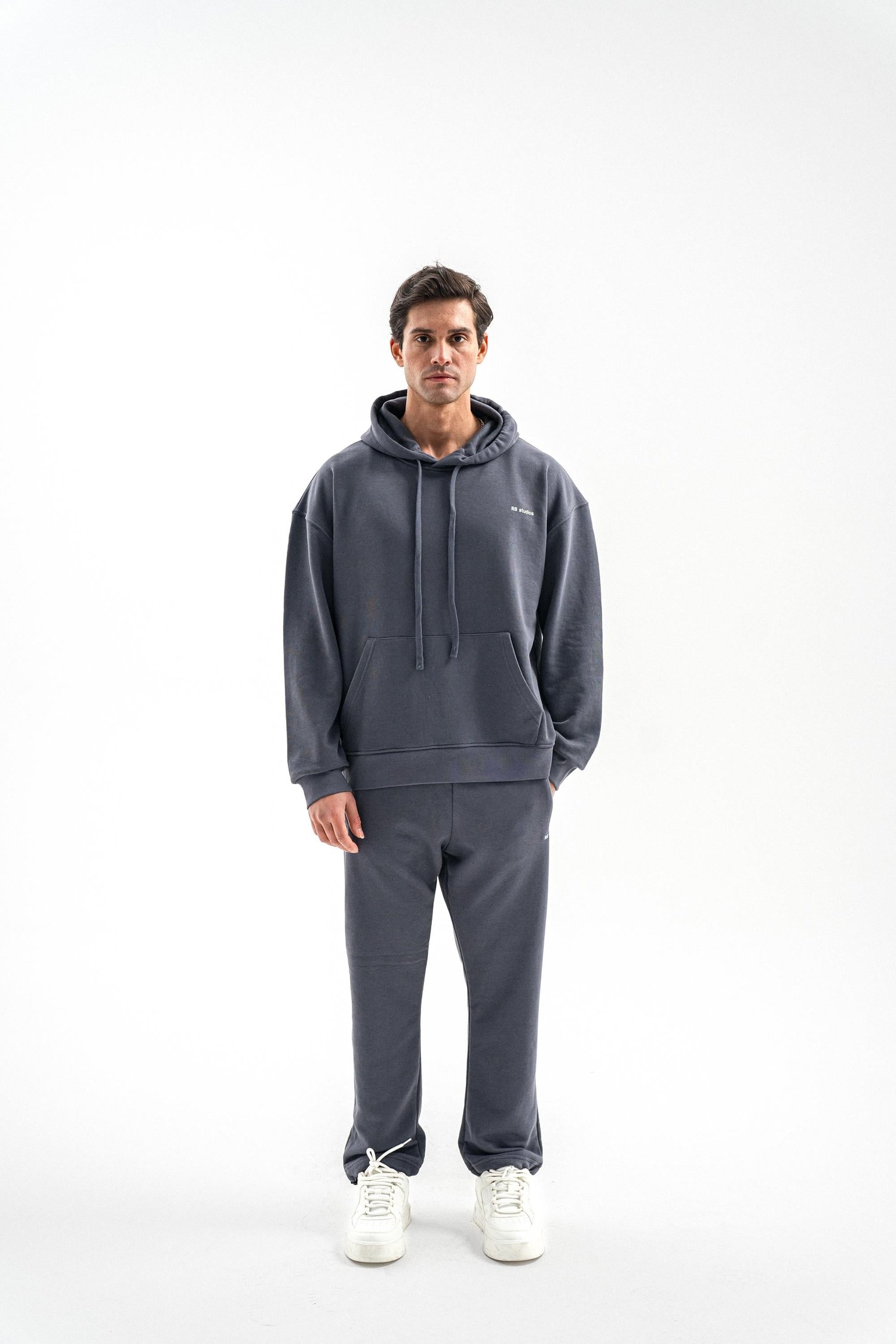 FÜME KAPÜŞONLU SWEATSHIRT