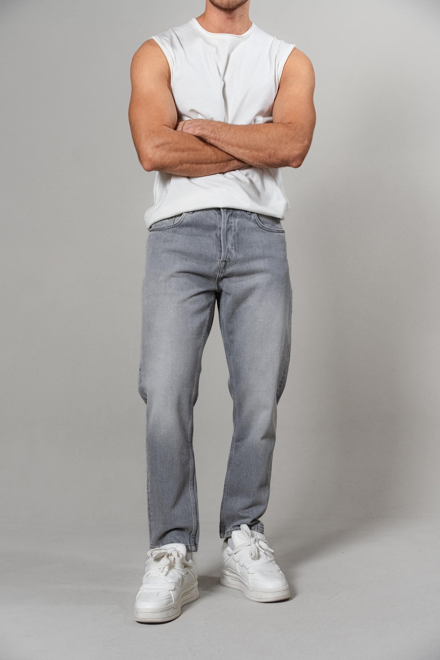 GRİ BASIC BOYFRIEND JEAN R8-5028-4