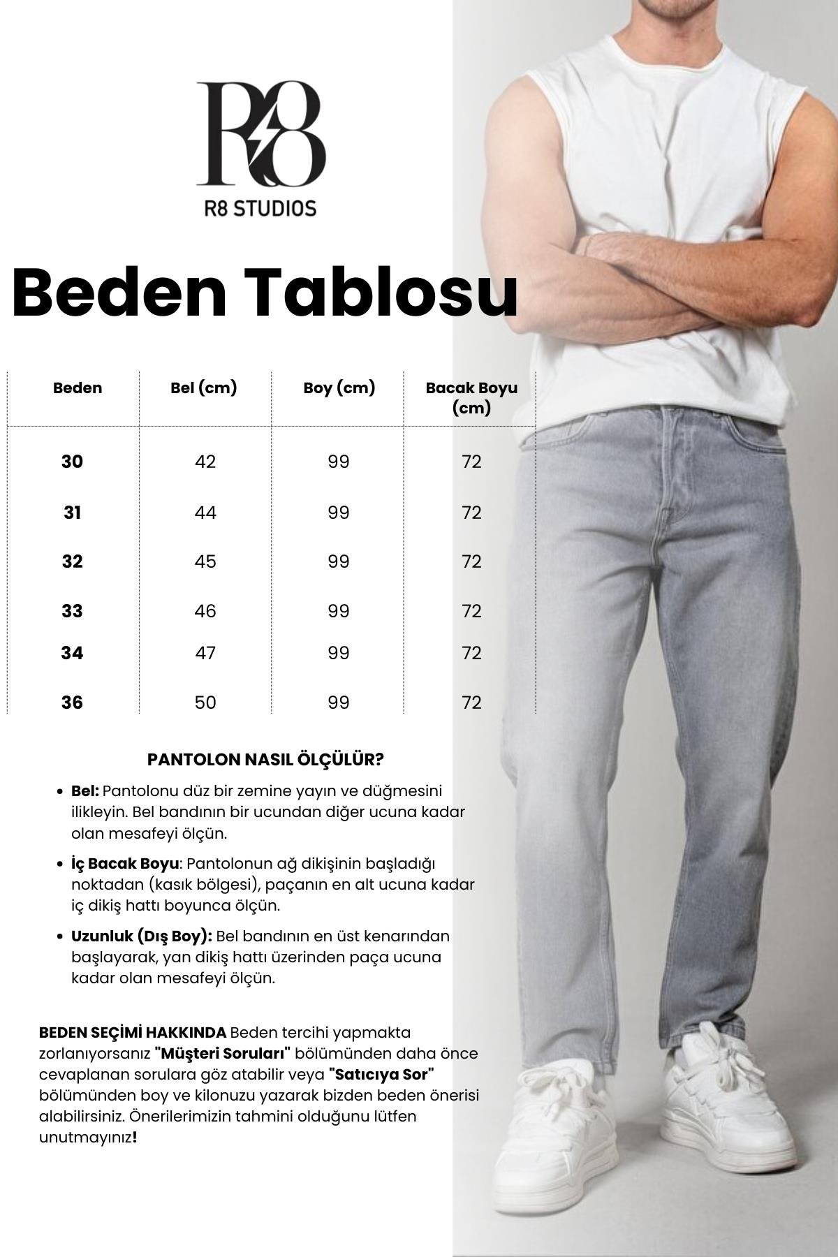 GRİ BASIC BOYFRIEND JEAN R8-5028-4