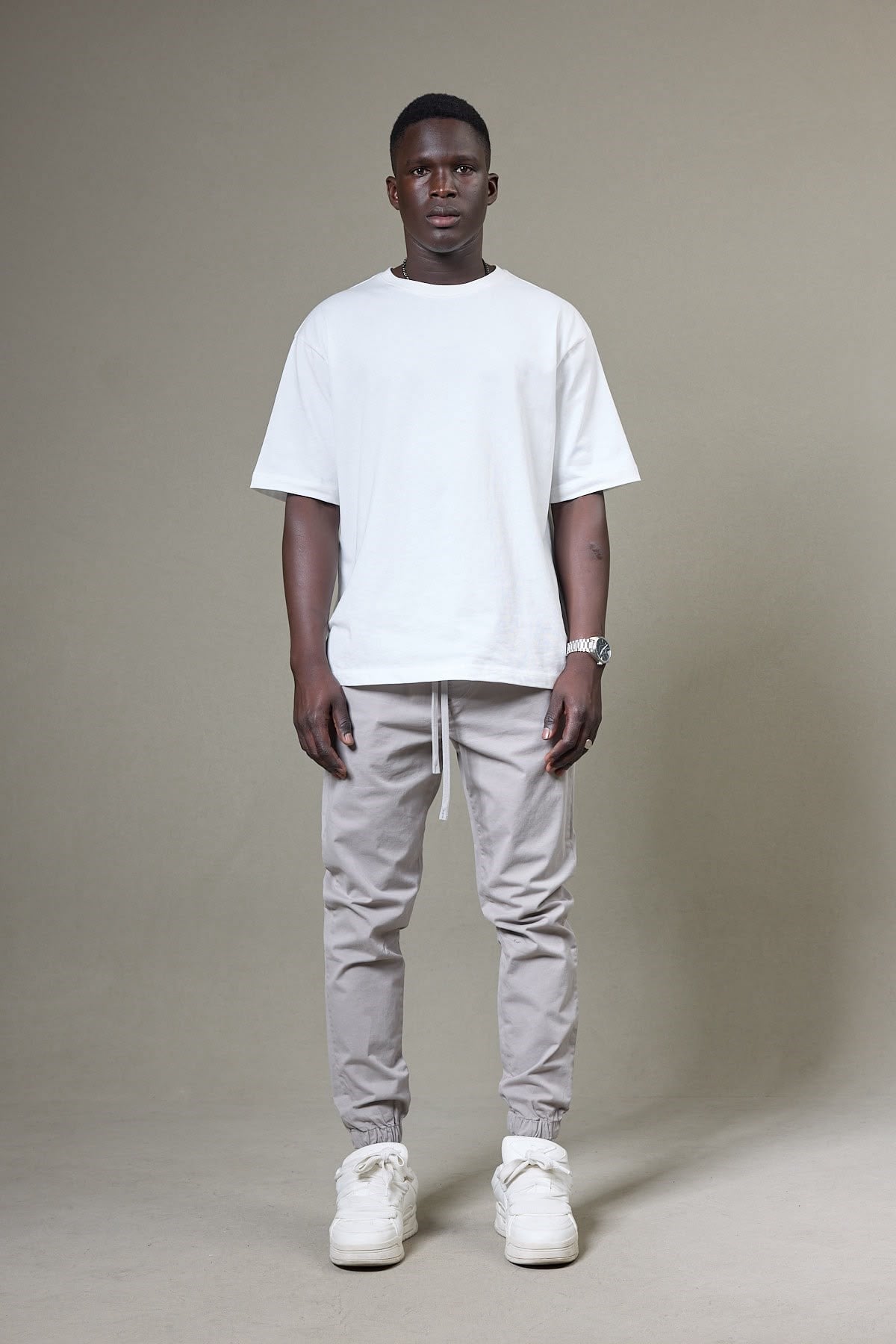 GRİ GABARDİN JOGGER PANTOLON 5133