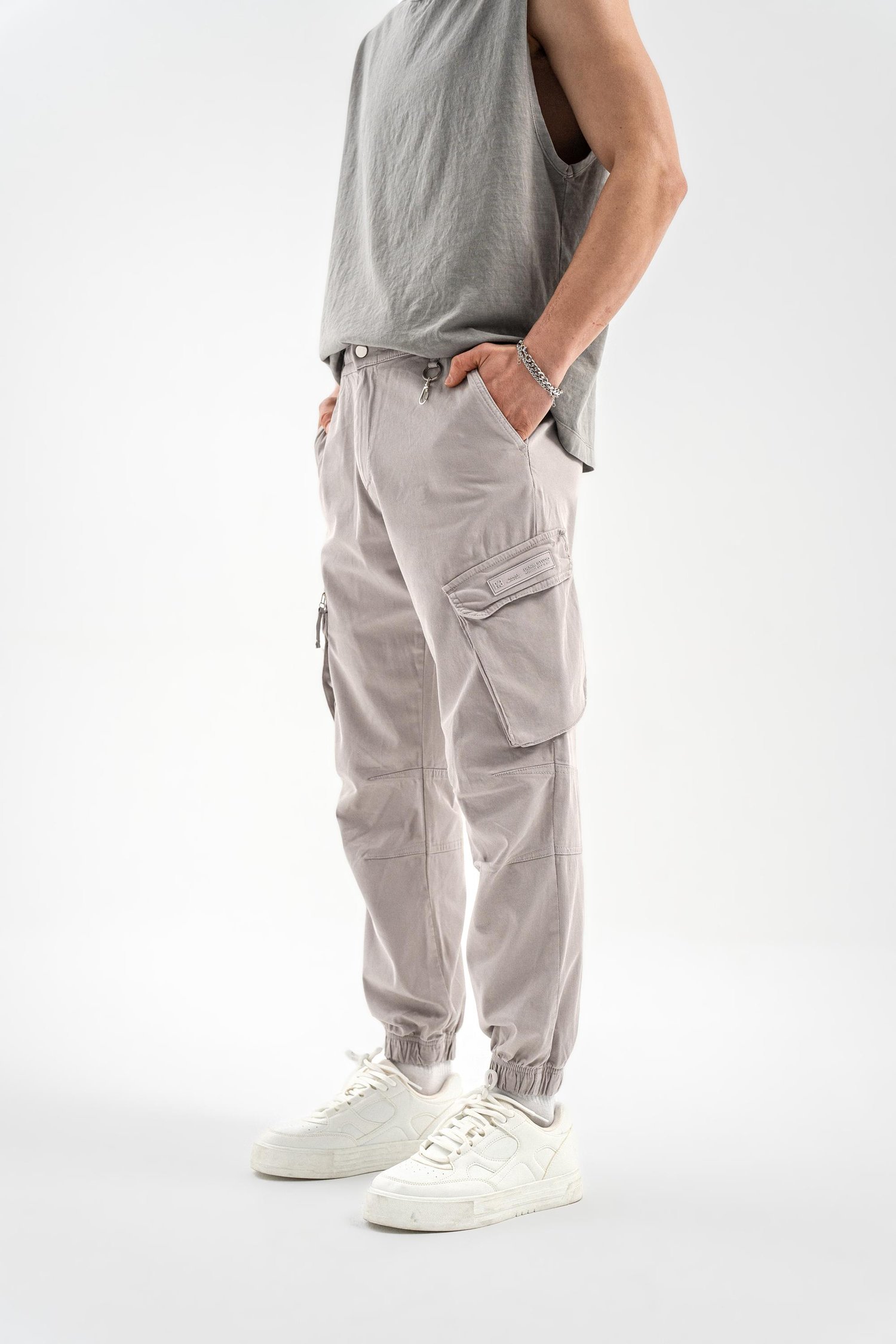 GRİ RENK KARGO PANTOLON