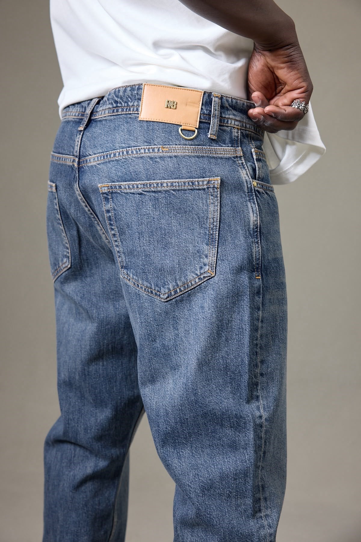 KAHVE TİNTLİ BOYFRİEND PANTOLON 5183-1