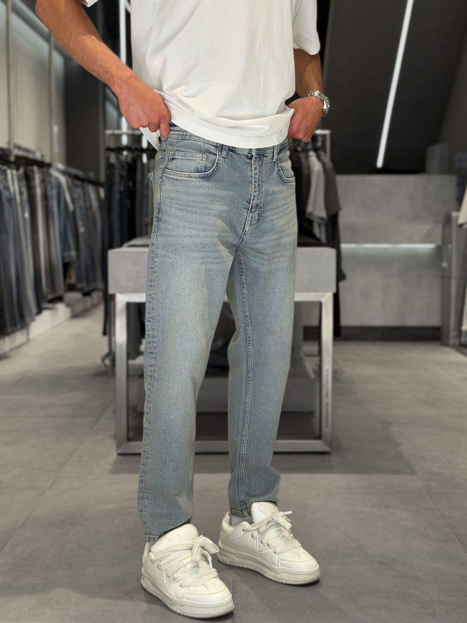 KAHVE TINTLI BOYFRIEND PANTOLON 5205