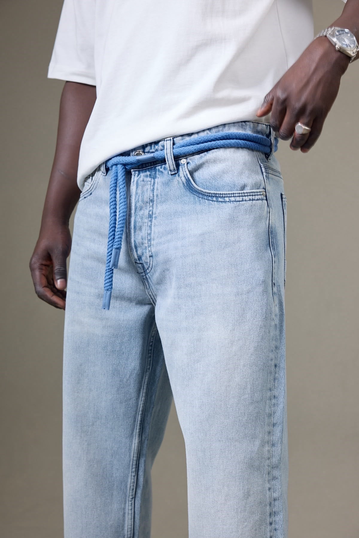 KEMER DETAYLI BAGGY PANTOLON 5180-1