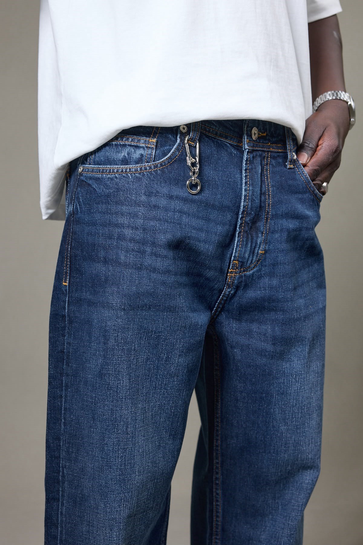 KOYU MAVİ BAGGY PANTOLON 5192-3