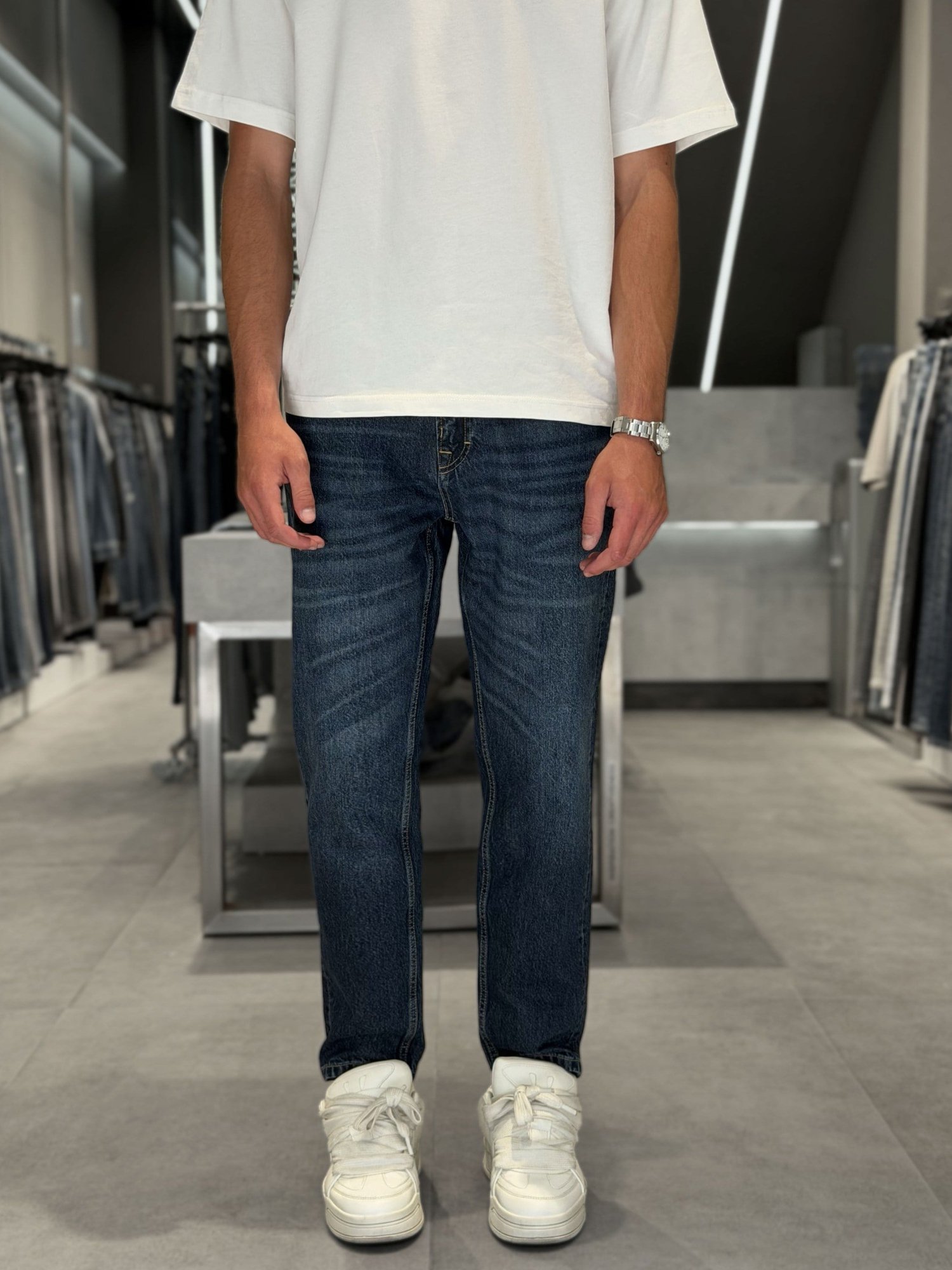KOYU MAVİ BOYFRIEND PANTOLON 5207