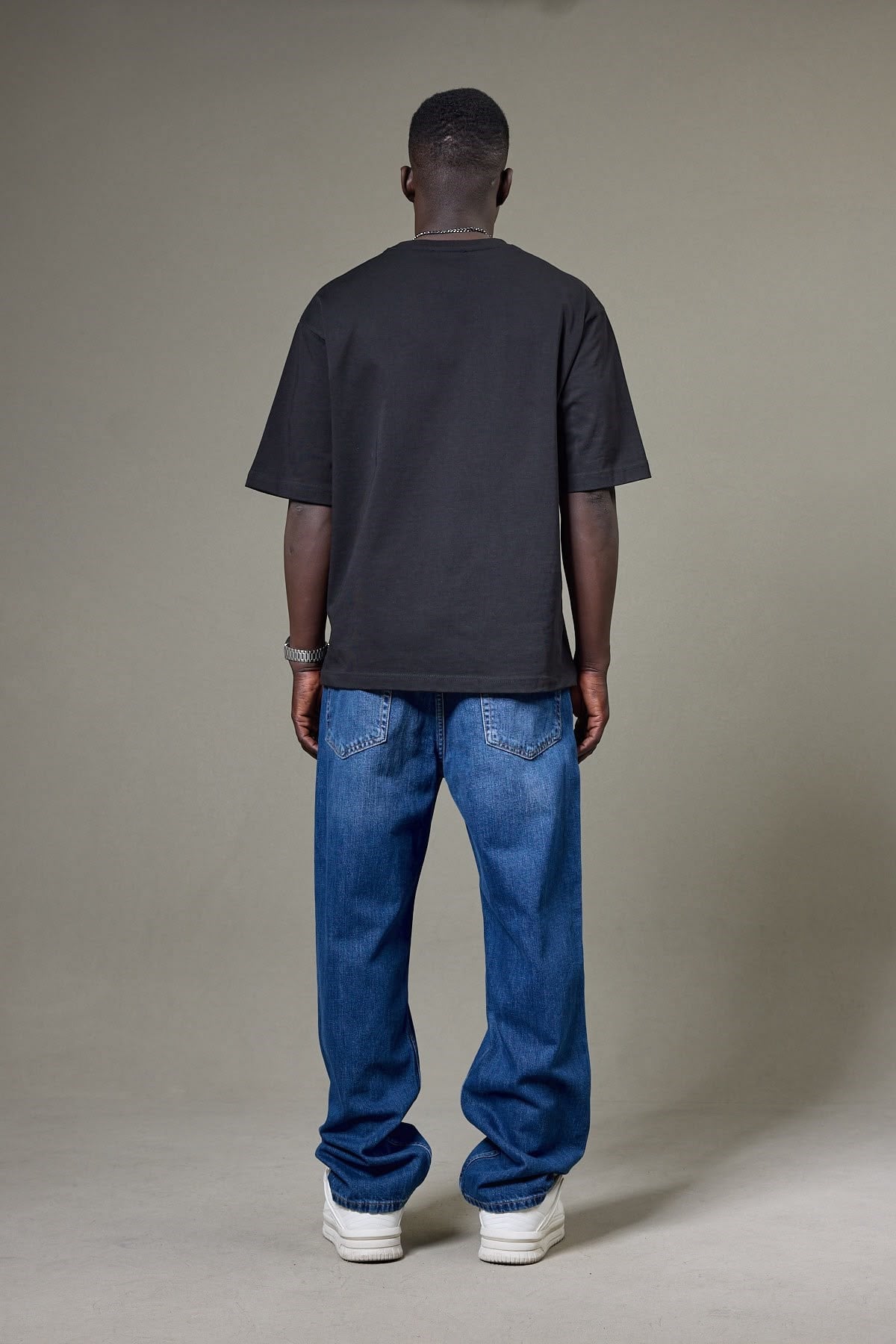 MAVİ YIRTIK DETAYLI BAGGY PANTOLON 5192