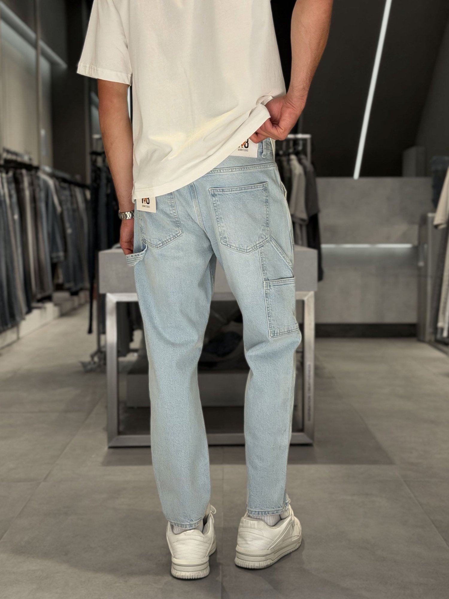 MODELLI ACIK MAVİ BOYFRIEND PANTOLON 5131-3