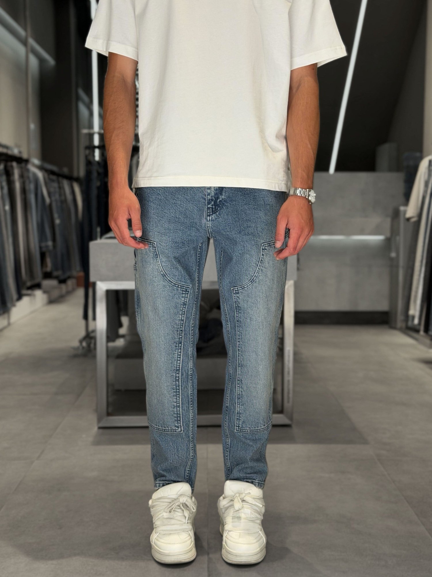 MODELLI MAVİ BOYFRIEND PANTOLON 5131-6