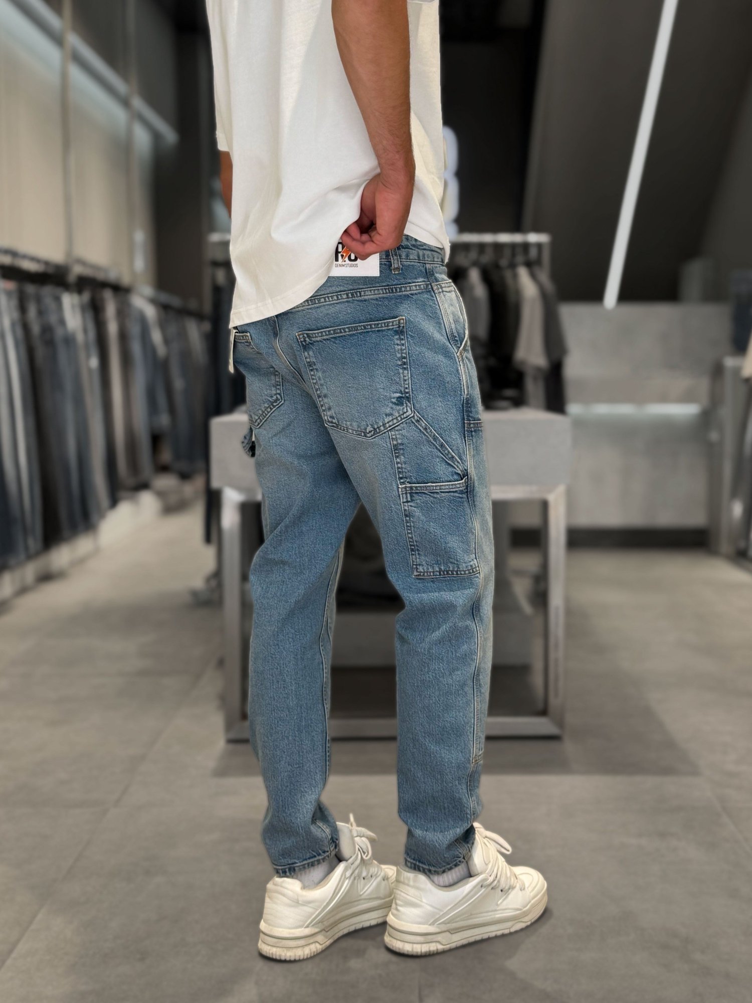 Modelli Yıkamalı Boyfriend Pantolon 5131-5