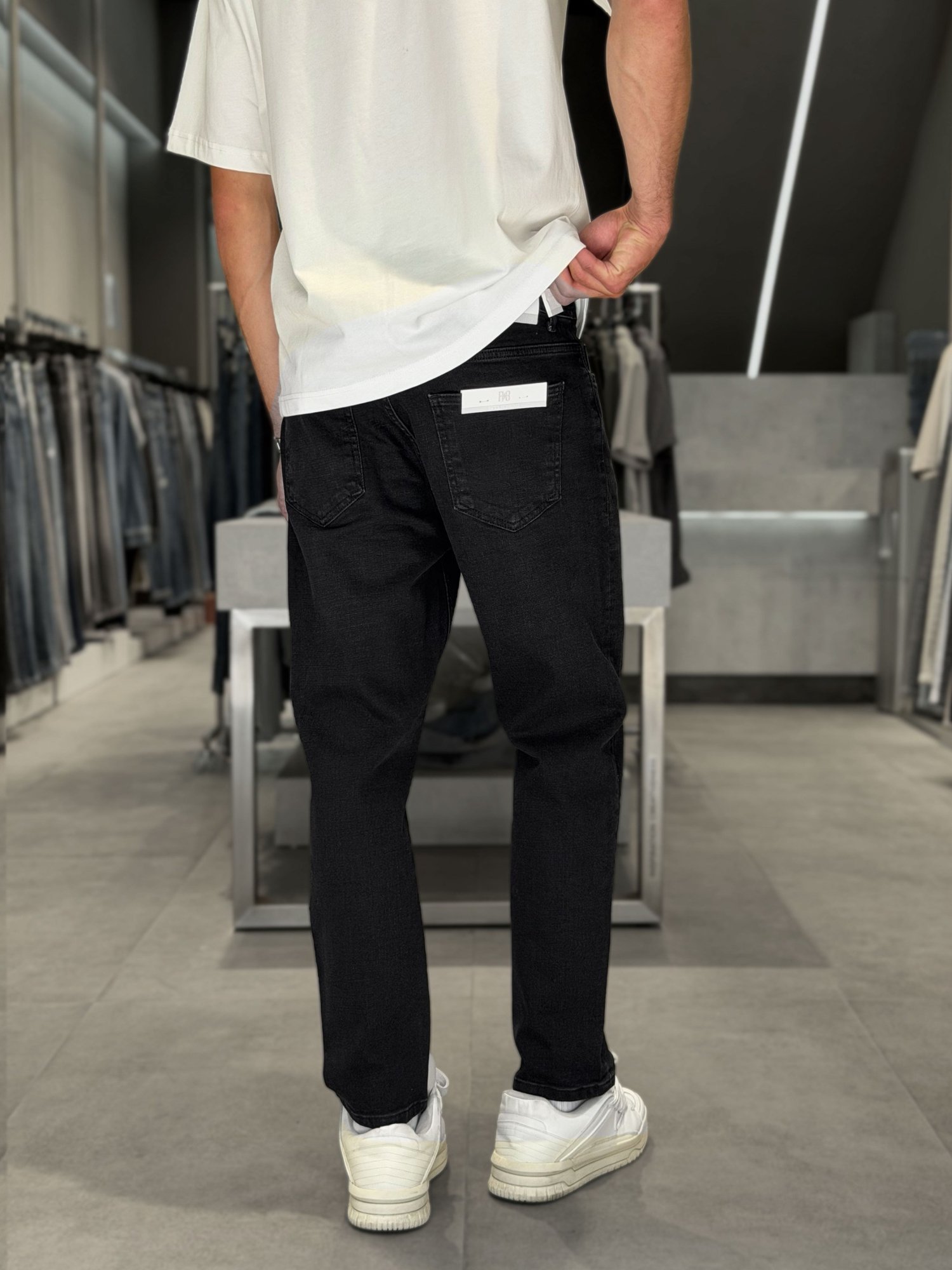 SIYAH BOYFRIEND PANTOLON 5205-1