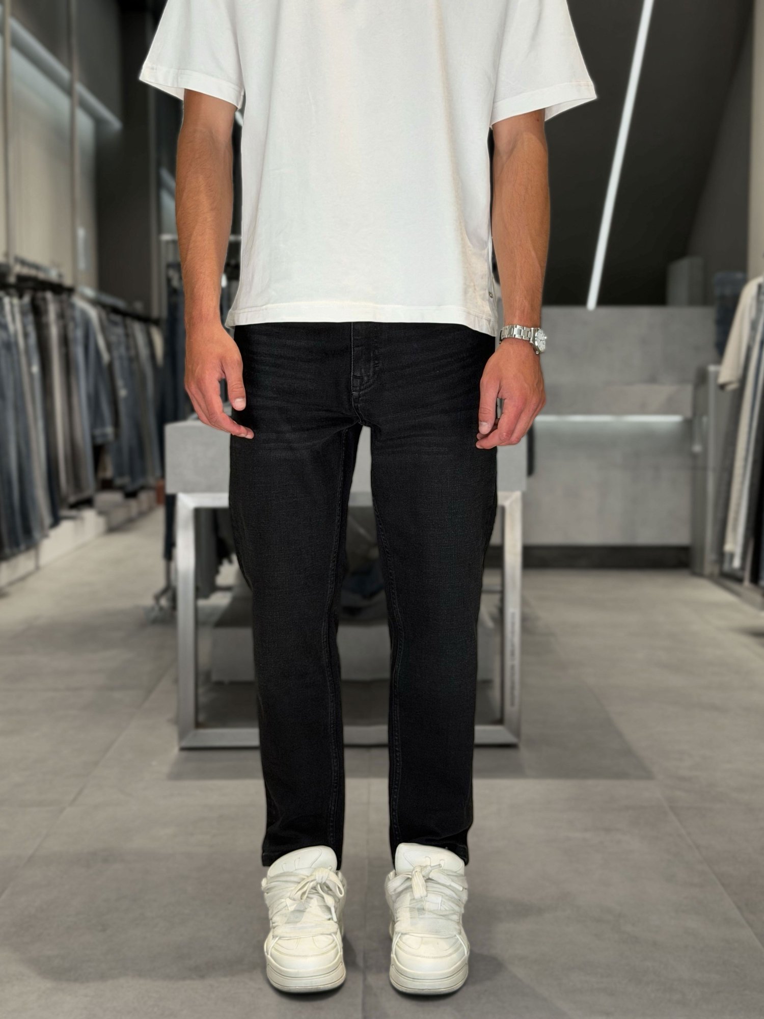 SIYAH BOYFRIEND PANTOLON 5205-1