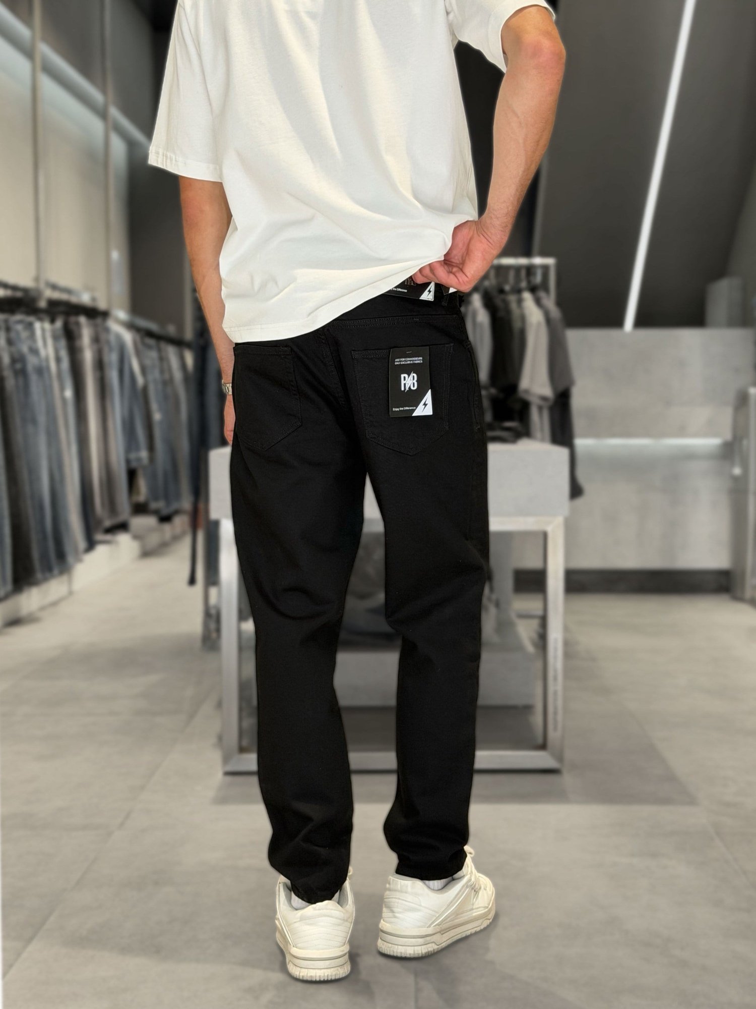 SIYAH BOYFRIEND PANTOLON 5207-3