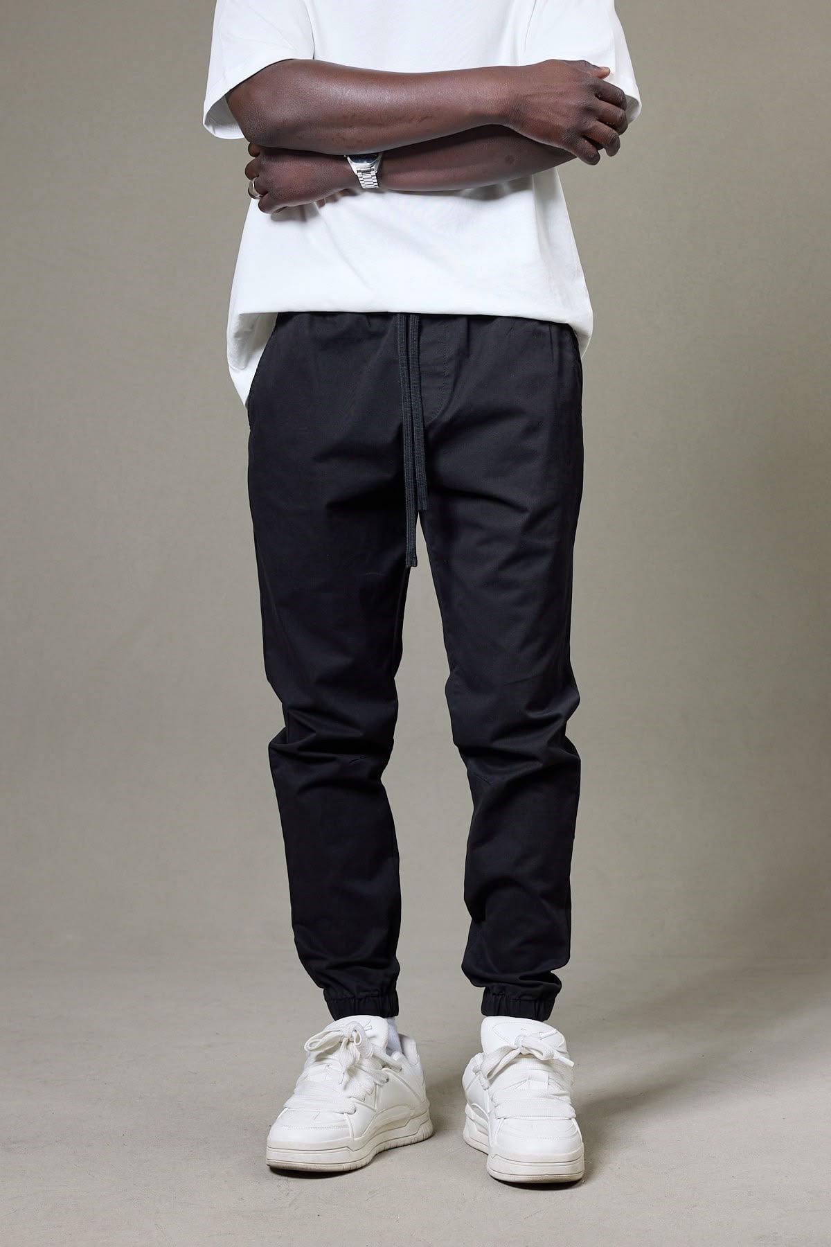 SİYAH GABARDİN JOGGER PANTOLON 5133