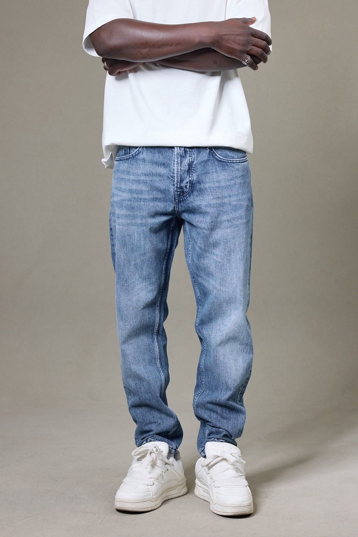 YIKAMALI MAVİ BOYFRİEND PANTOLON 5183-2