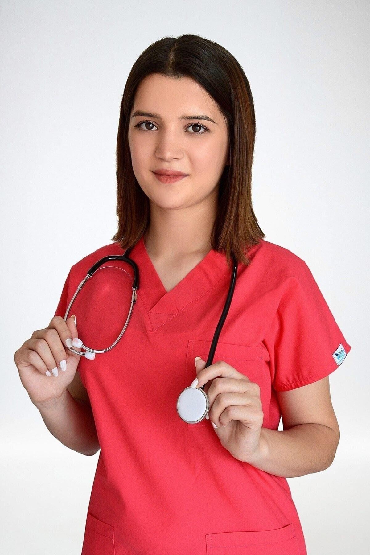 Narçiçeği Terikoton Üst Forma-Nur Medikal Giyim