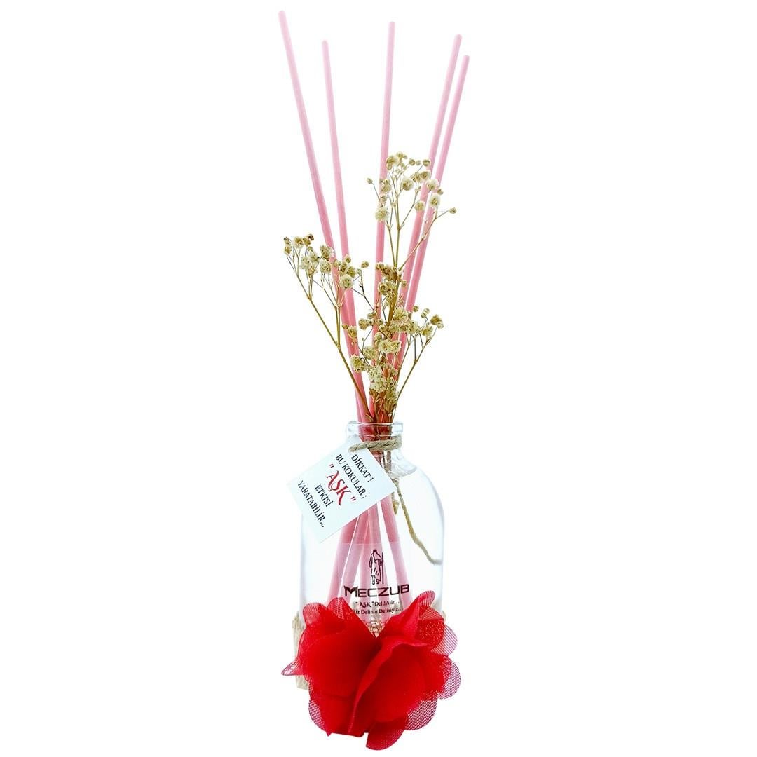 100 ml Silindir Bambu Çubuklu Oda Kokuları Reed Diffuser Oda Parfümü Ortam Kokusu