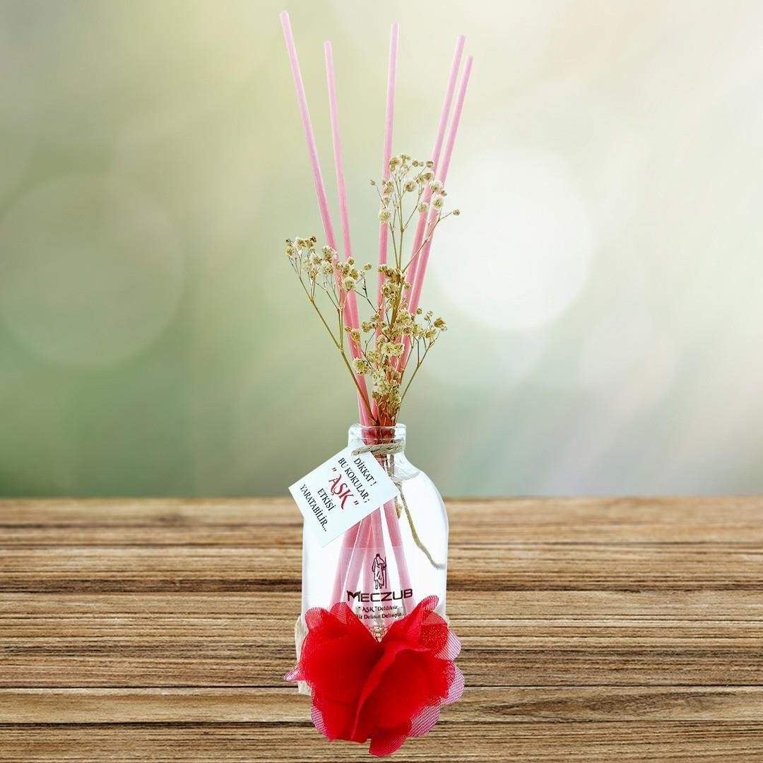 100 ml Silindir Bambu Çubuklu Oda Kokuları Reed Diffuser Oda Parfümü Ortam Kokusu