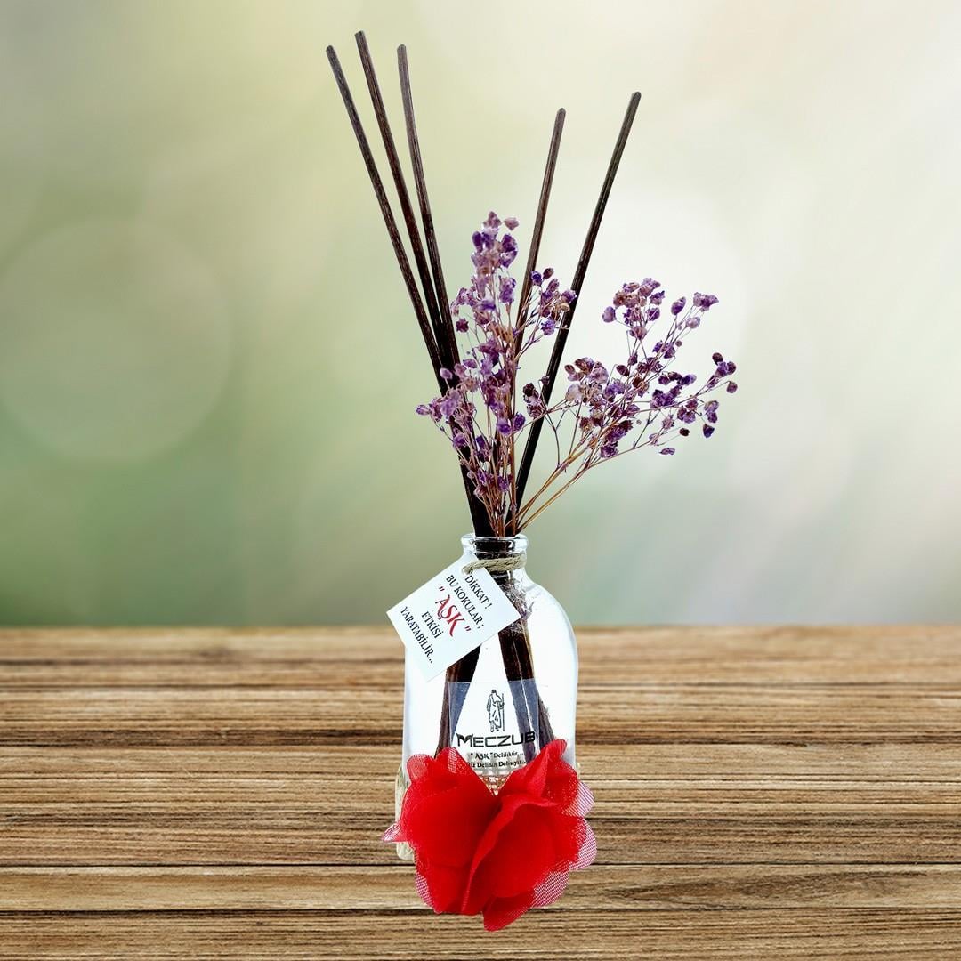 100 ml Silindir Bambu Çubuklu Oda Kokuları Reed Diffuser Oda Parfümü Ortam Kokusu