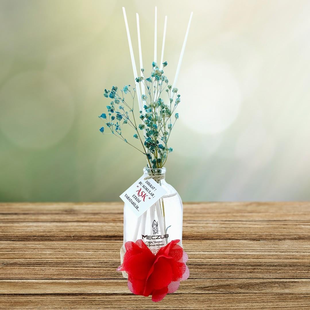 100 ml Silindir Bambu Çubuklu Oda Kokuları Reed Diffuser Oda Parfümü Ortam Kokusu