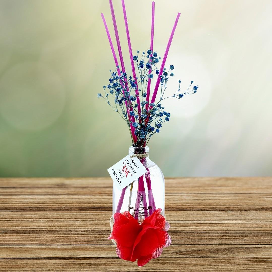 100 ml Silindir Bambu Çubuklu Oda Kokuları Reed Diffuser Oda Parfümü Ortam Kokusu