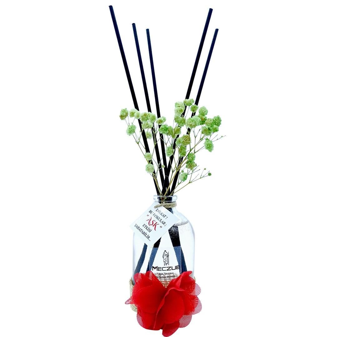 100 ml Silindir Bambu Çubuklu Oda Kokuları Reed Diffuser Oda Parfümü Ortam Kokusu
