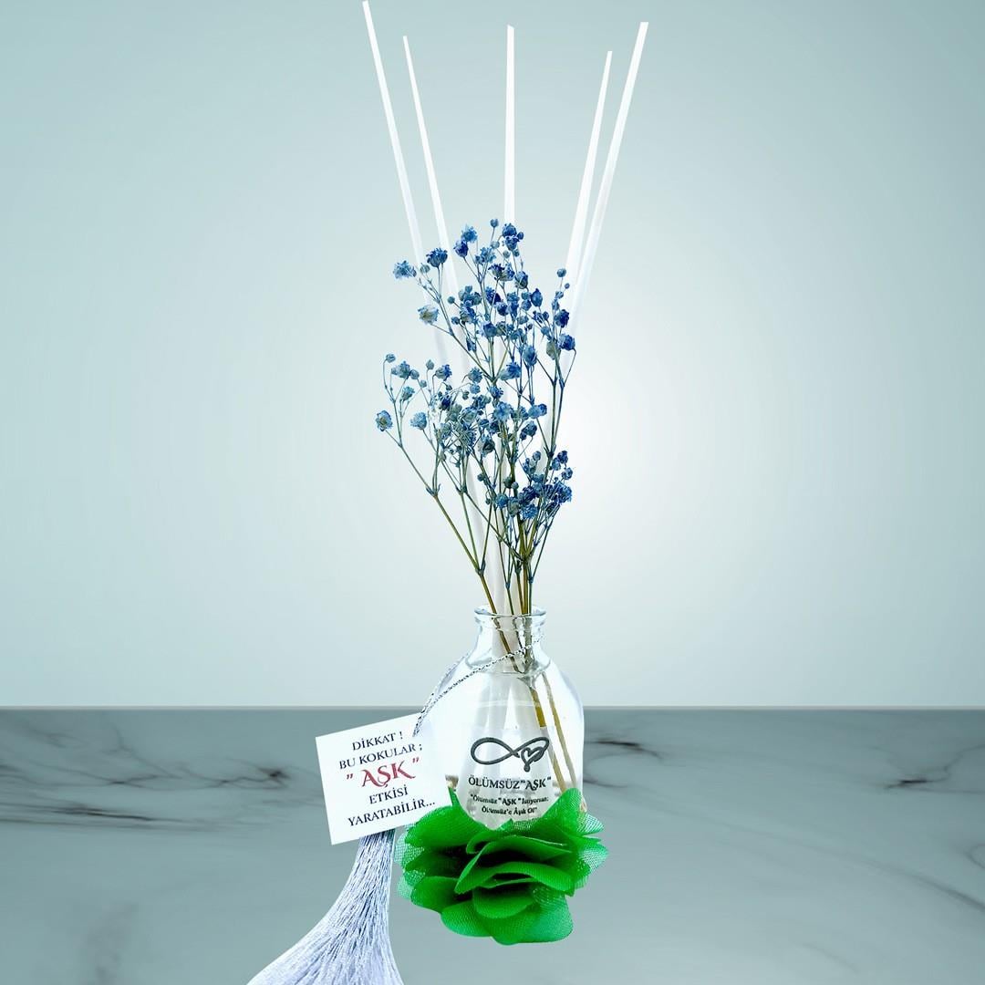 50 ml Silindir Bambu Çubuklu Oda Kokuları Reed Diffuser Oda Parfümü Ortam Kokusu