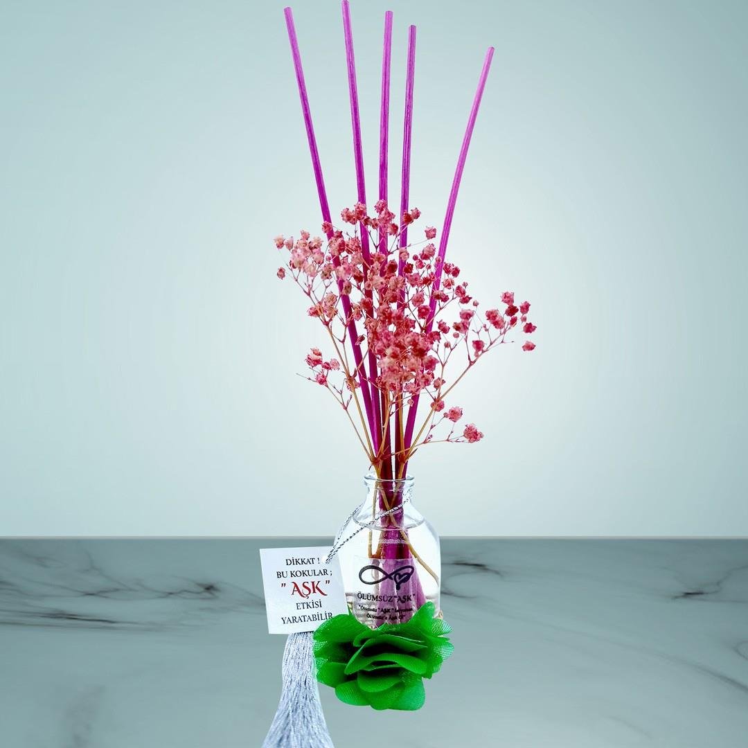 50 ml Silindir Bambu Çubuklu Oda Kokuları Reed Diffuser Oda Parfümü Ortam Kokusu