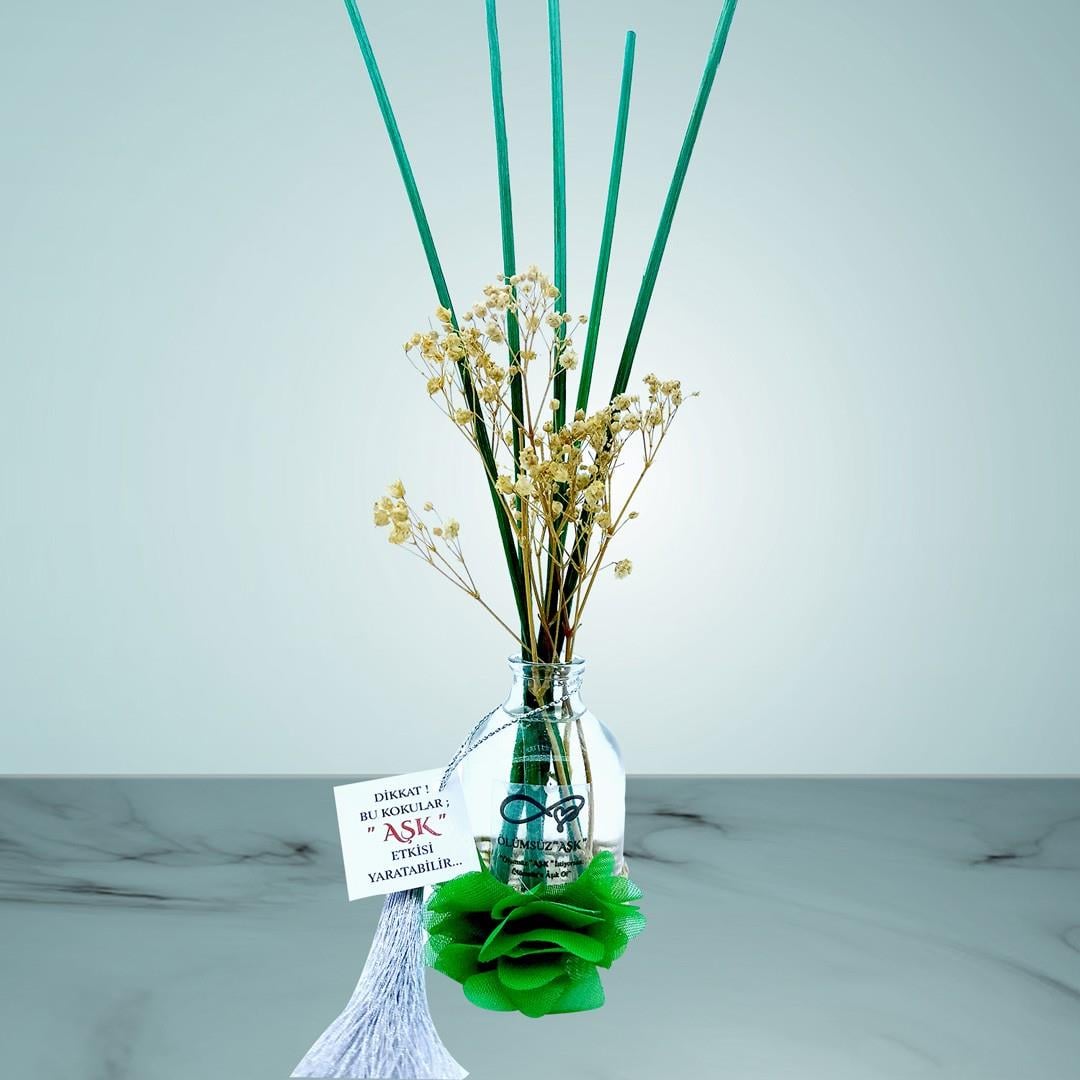 50 ml Silindir Bambu Çubuklu Oda Kokuları Reed Diffuser Oda Parfümü Ortam Kokusu