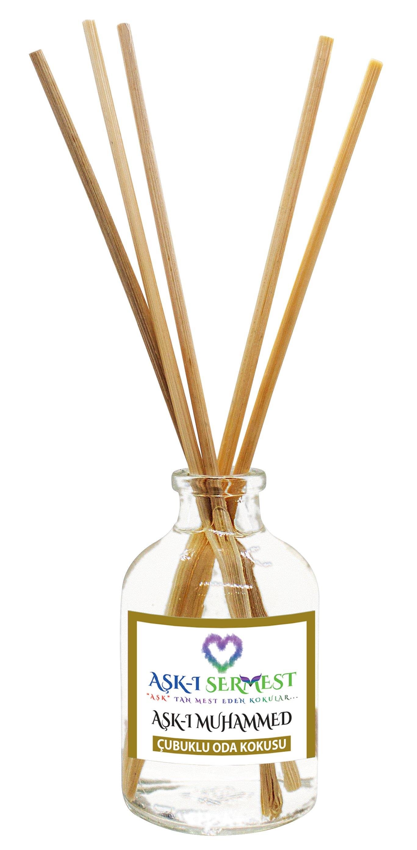 50 ml Silindir Bambu Çubuklu Oda Kokuları Reed Diffuser Oda Parfümü Ortam Kokusu
