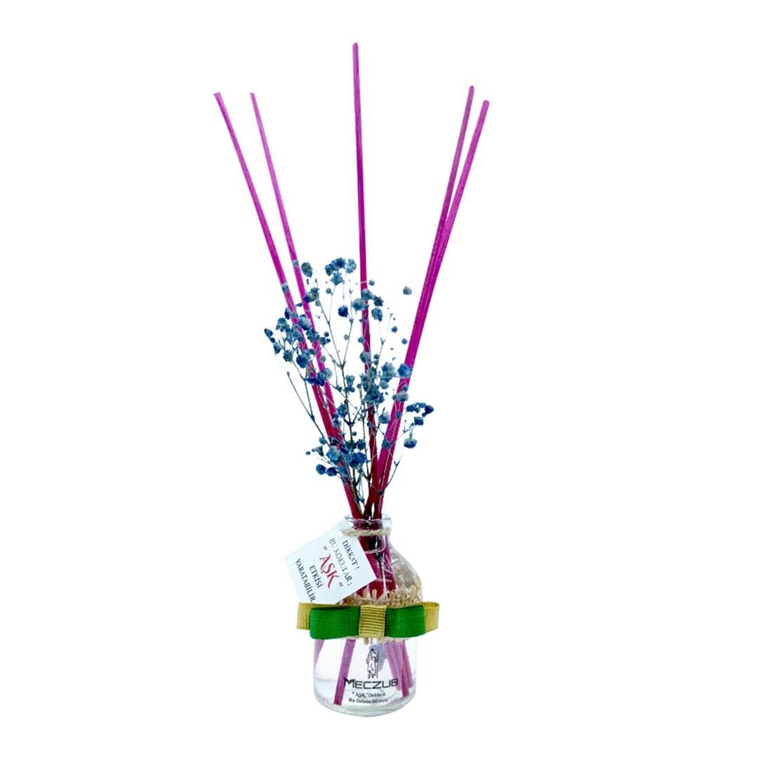 50 ml Silindir Bambu Çubuklu Oda Kokuları Reed Diffuser Oda Parfümü Ortam Kokusu
