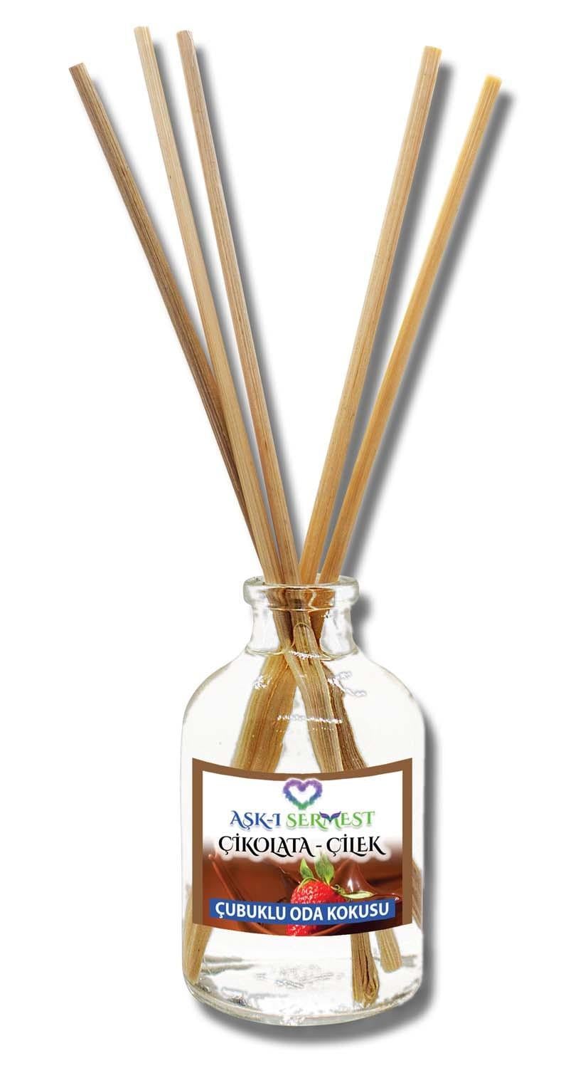 50 ml Silindir Bambu Çubuklu Oda Kokuları Reed Diffuser Oda Parfümü Ortam Kokusu