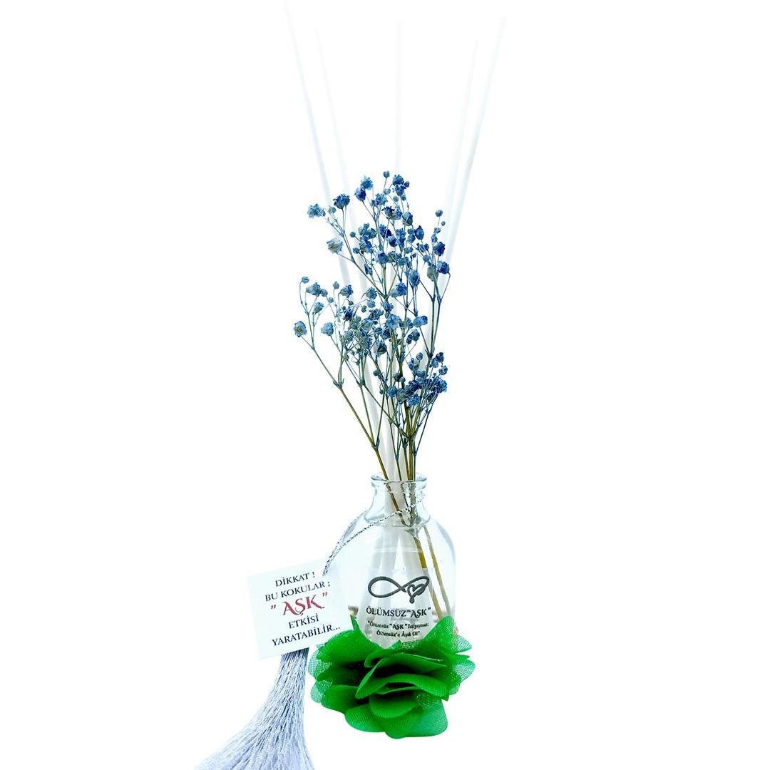 50 ml Silindir Bambu Çubuklu Oda Kokuları Reed Diffuser Oda Parfümü Ortam Kokusu