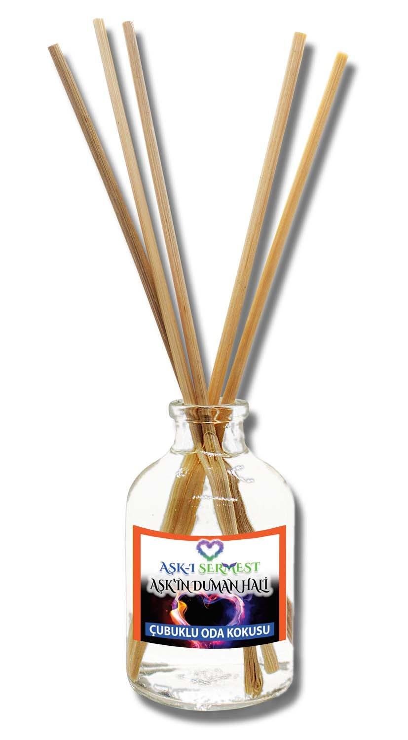 50 ml Silindir Bambu Çubuklu Oda Kokuları Reed Diffuser Oda Parfümü Ortam Kokusu