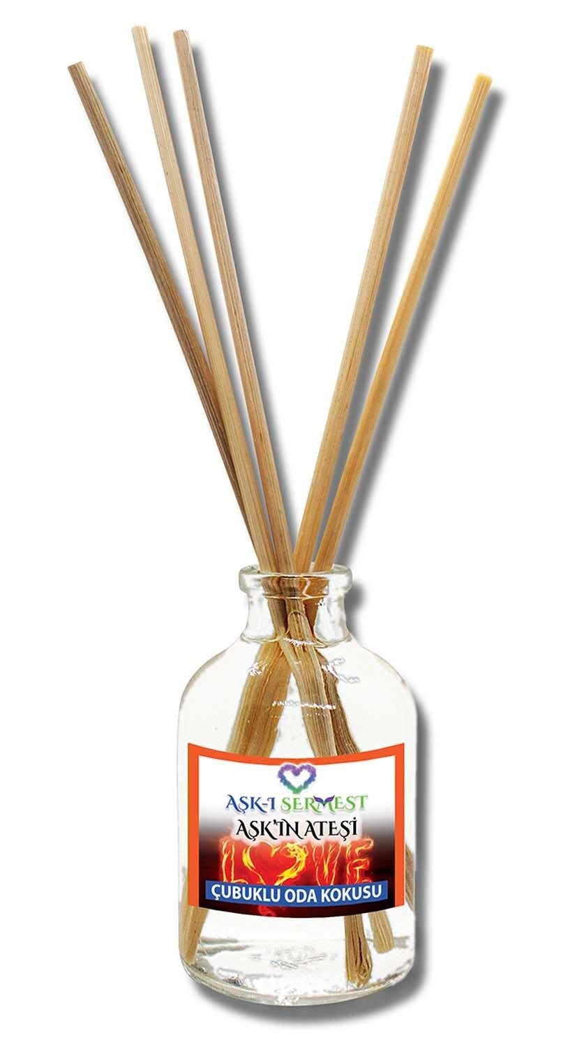 50 ml Silindir Bambu Çubuklu Oda Kokuları Reed Diffuser Oda Parfümü Ortam Kokusu