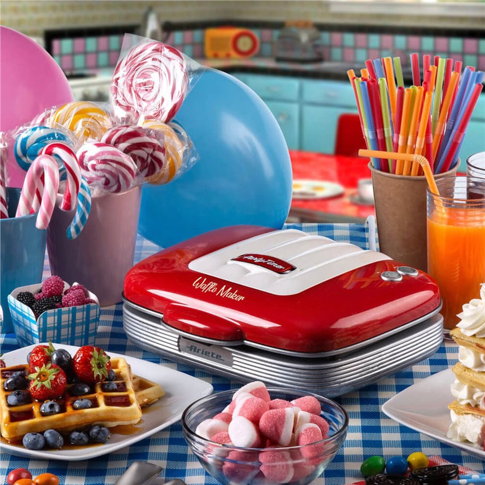 Ariete 1973/00 Party Time Kırmızı Waffle Makinesi