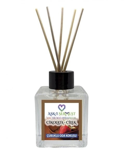 Aşk-ı Sermest Toptan Invicctuss Çiçek Aromalı Bambu Çubuklu Oda Kokusu Reed Diffuser Ortam Kokusu Parfüm,  Küp Şişe,  120 mL, 5 Adet