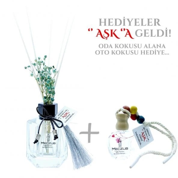 Aşk-ı Sermest Toptan Meczub Parfüm Serisi Gioo Armanii Kokulu 10 x 120 ml Köşeli Şişe Bambu Çubuklu Ortam Kokusu Reed Diffuser Oda Kokusu