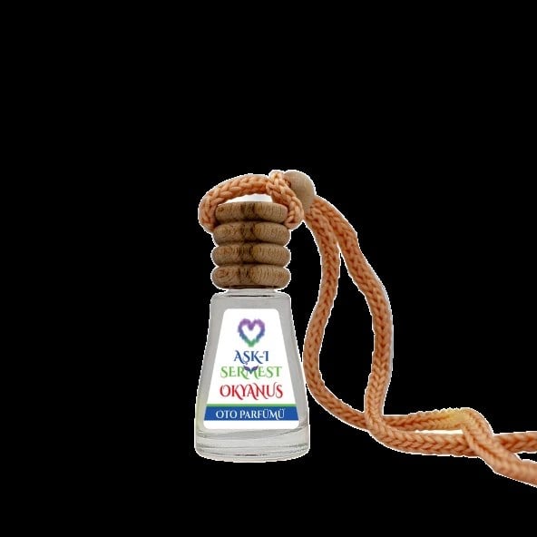 Aşk-ı Sermest Toptan Okyanus Oto / Araç Kokusu Piramit Şişe, 12 mL, 10 Adet