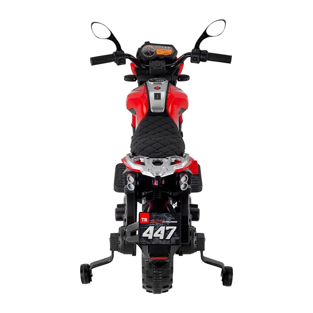Babyhope 447 Motocross Akülü Motosiklet Kırmızı