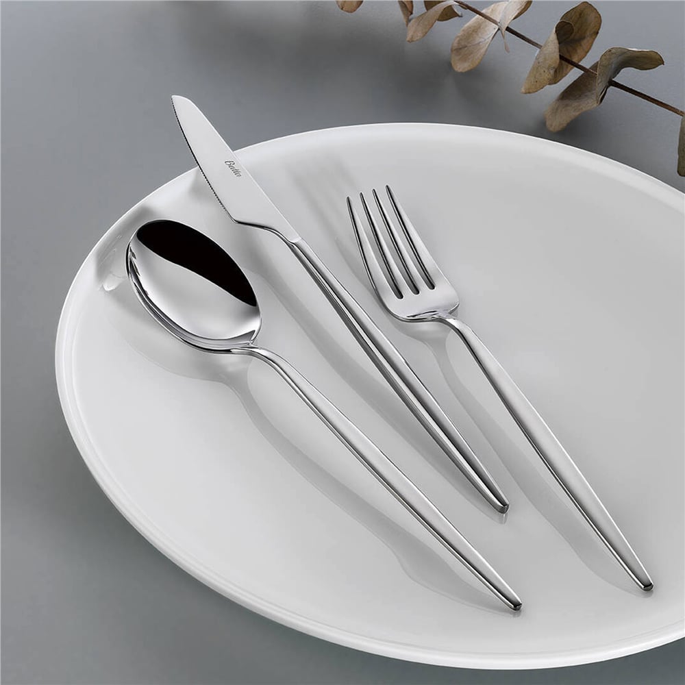 Batta 8300 Parlak 12 Kişilik 84 Parça Silver Çatal Kaşık Bıçak Takımı